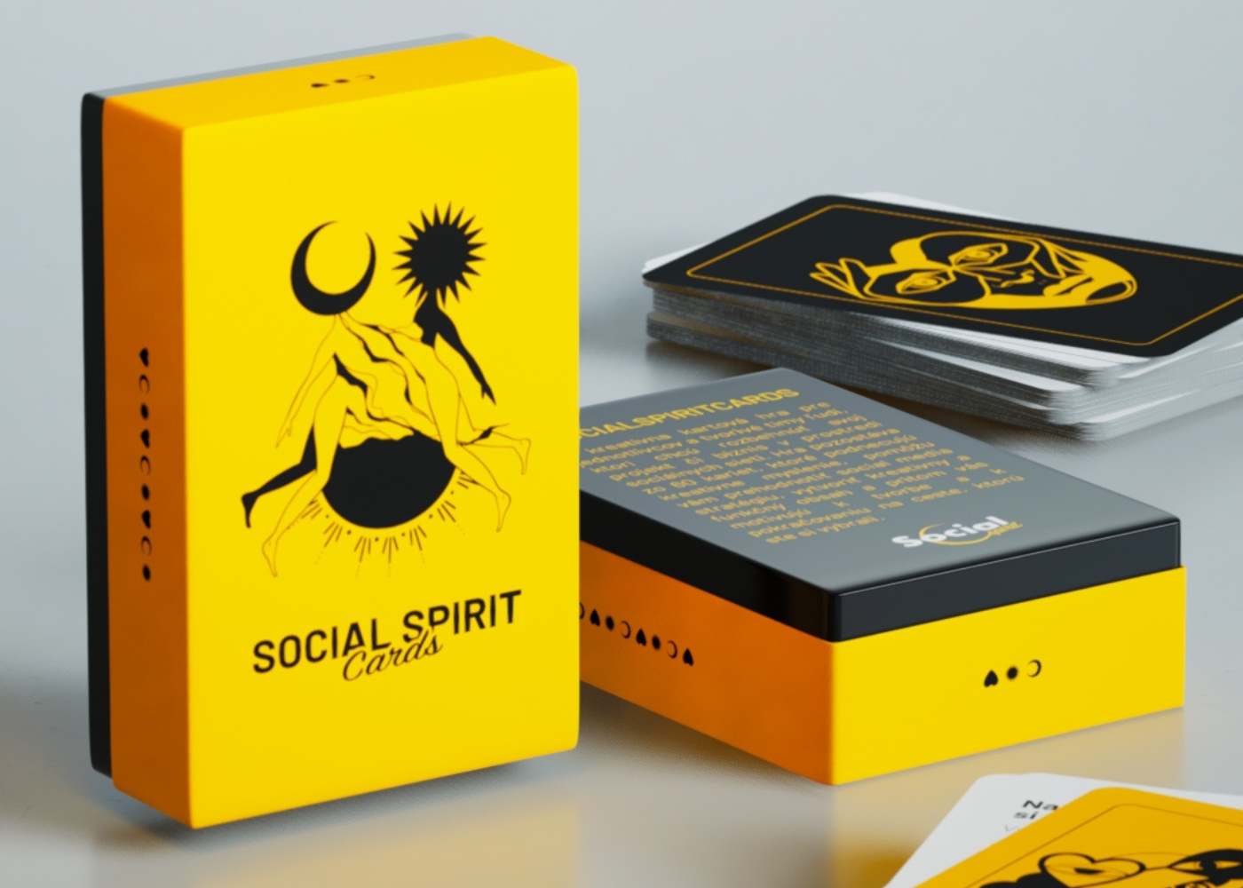 social spirit cards