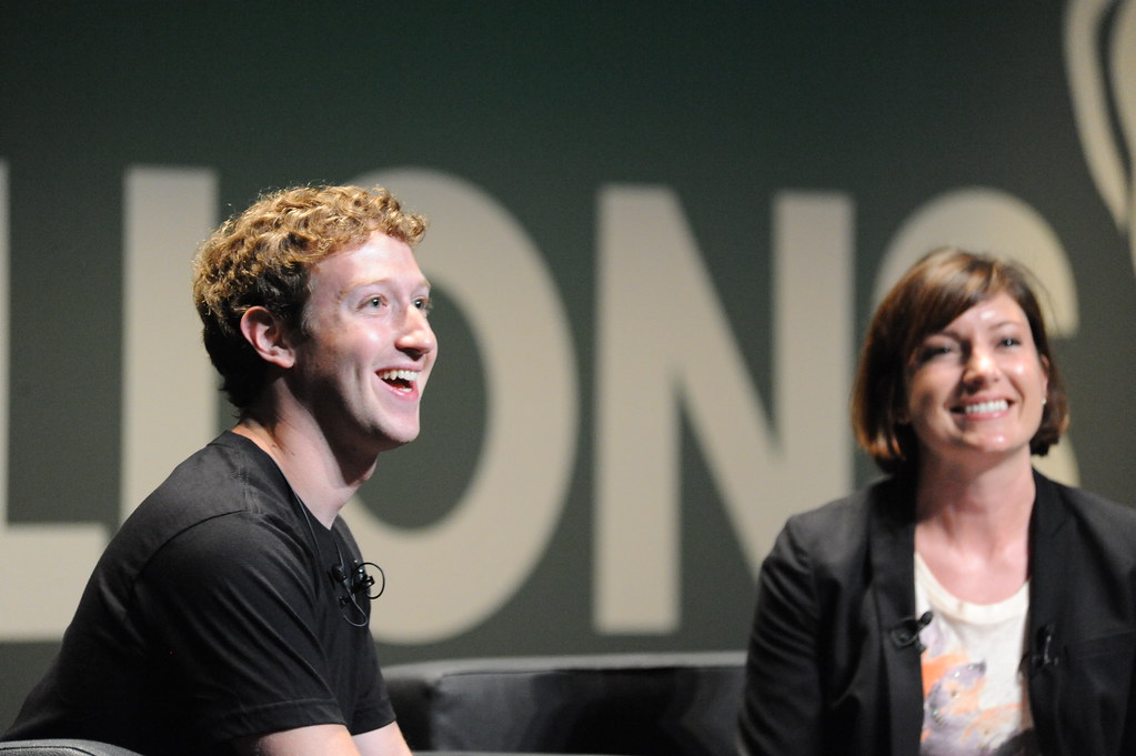 Mark Zuckerg, zakladateľ Facebooku v roku 2010. 